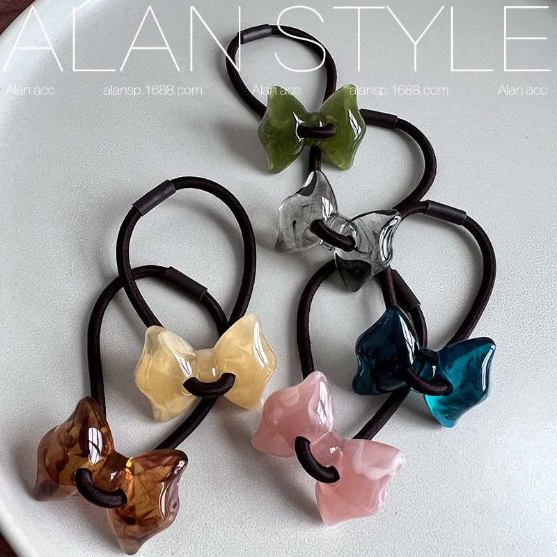 1set 1pcs Cute Bear Flower Resin Hair Ties Ink Wash Texture Strong Elastic Ponytail Holders for Women Daily Use
1set 1pcs Cute Bear Flower Resin Hair Ties Ink Wash Texture Strong Elastic Ponytail Holders for Women Daily Use