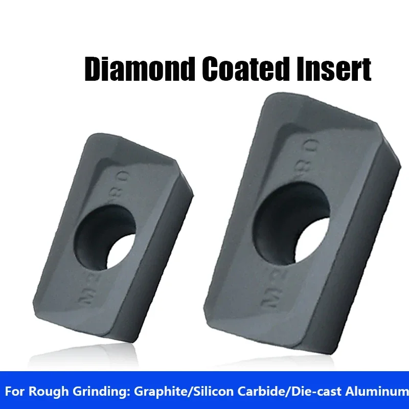 Imported PCD Diamond Coated Milling Insert Graphite Diecast Aluminum Glass Carbon Fiber Slotting Coarsening Special
Imported PCD Diamond Coated Milling Insert Graphite Diecast Aluminum Glass Carbon Fiber Slotting Coarsening Special