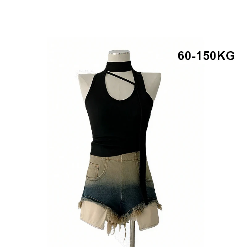 Plus Size Spicy Girl Retro Gradient Tassel Edge Denim Wide Shorts High Waist Sissy COS Sexy Y2k Casual A-line Jeans Short Pants
Plus Size Spicy Girl Retro Gradient Tassel Edge Denim Wide Shorts High Waist Sissy COS Sexy Y2k Casual A-line Jeans Short Pants