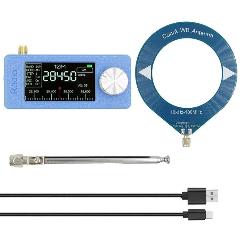 SI4732 0.5-108mhz LSB USB Radio Mini Pocket Radio 1.9inch Display All Band Radio Receiver with Looped Antennae F19E
SI4732 0.5-108mhz LSB USB Radio Mini Pocket Radio 1.9inch Display All Band Radio Receiver with Looped Antennae F19E