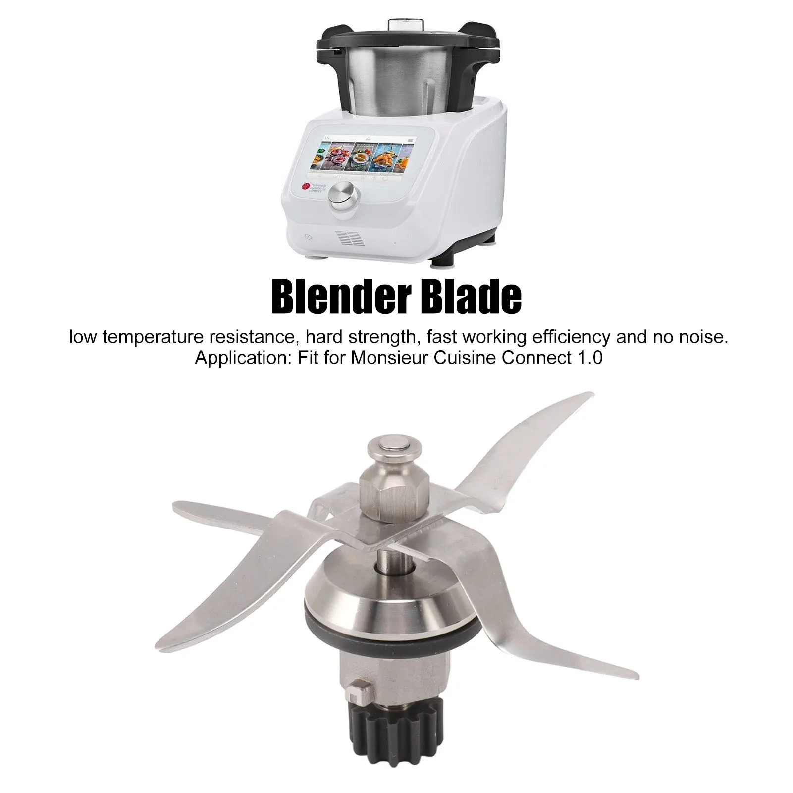 Stainless Steel Blender Blade 12 Teeth Rustproof Easy to Clean for Monsieur Cuisine Connect 1.0 SKMK1200A1 SKMK1200B2
Stainless Steel Blender Blade 12 Teeth Rustproof Easy to Clean for Monsieur Cuisine Connect 1.0 SKMK1200A1 SKMK1200B2