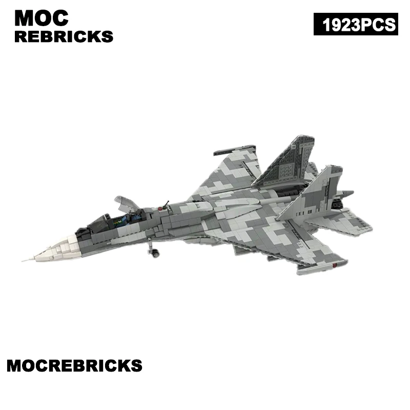 Военные технические идеи, серия сборных строительных блоков MOC Sukhoi SU-35 Flanker, модель истребителя, кирпичи, игрушки, подарочные наборы для мальчиков
Военные технические идеи, серия сборных строительных блоков MOC Sukhoi SU-35 Flanker, модель истребителя, кирпичи, игрушки, подарочные наборы для мальчиков