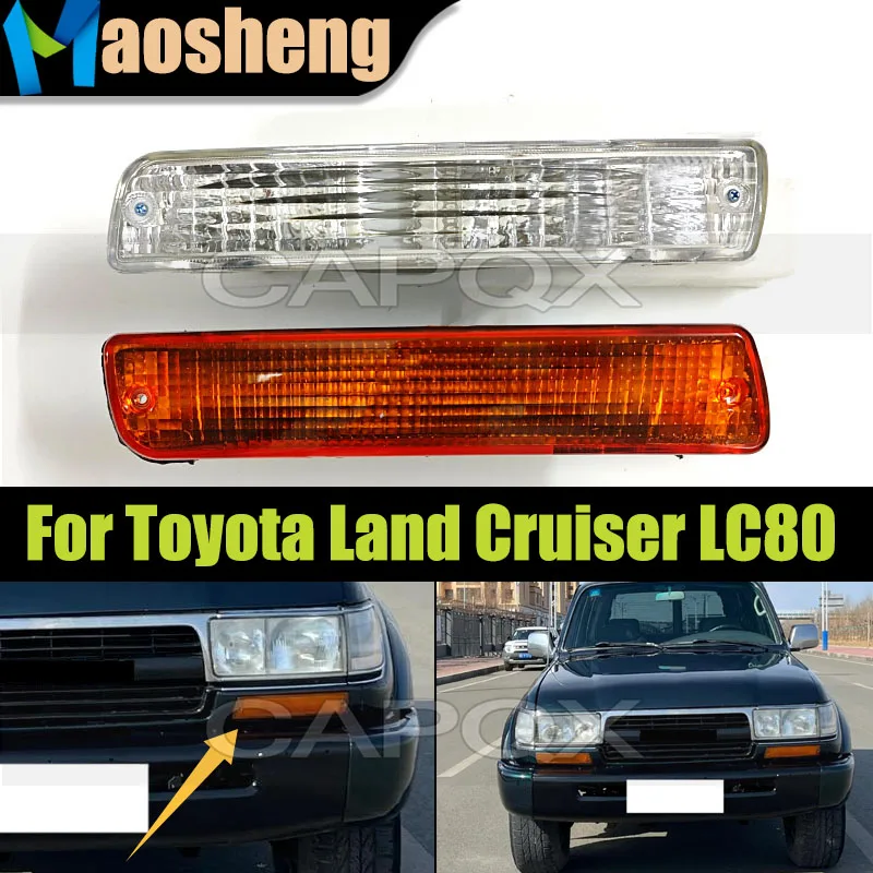 Car Front Bumper Turn Signal Fog Lamp Light For Toyota Land Cruiser LC80 FJ80 FZJ80 4500 1992-1997 Foglight Foglamp
Car Front Bumper Turn Signal Fog Lamp Light For Toyota Land Cruiser LC80 FJ80 FZJ80 4500 1992-1997 Foglight Foglamp