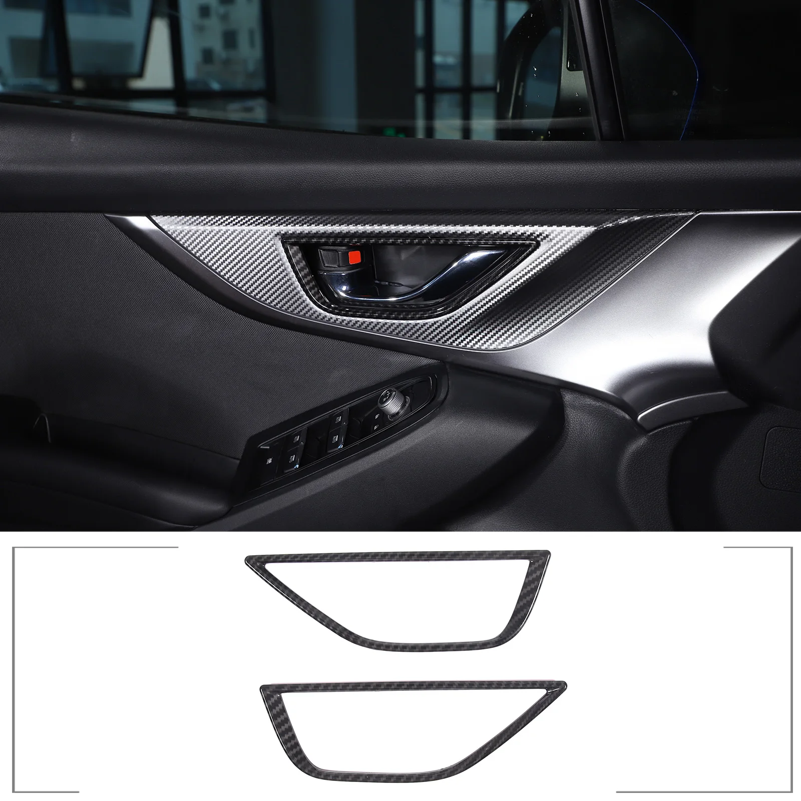 ABS Carbon Fiber Pattern Car Inner Door Handle Frame Trim Sticker For Subaru WRX 2021-2024 Car Interior Accessories
ABS Carbon Fiber Pattern Car Inner Door Handle Frame Trim Sticker For Subaru WRX 2021-2024 Car Interior Accessories