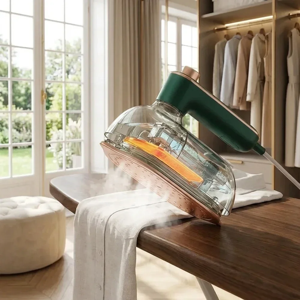 Handheld Portable Mini Steam Iron Fast Heat-up Garment Steamer with Strong Steam Output Lightweight Compact Clothing Ironing Mac
Handheld Portable Mini Steam Iron Fast Heat-up Garment Steamer with Strong Steam Output Lightweight Compact Clothing Ironing Mac