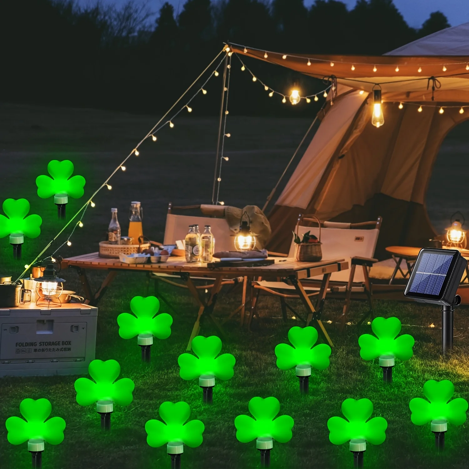 St. Patricks Green Shamrock Pathway Light Outdoor Decor Solar LED Green Lucky Clover Garden Lights Waterproof for Lawn Christmas
St. Patricks Green Shamrock Pathway Light Outdoor Decor Solar LED Green Lucky Clover Garden Lights Waterproof for Lawn Christmas