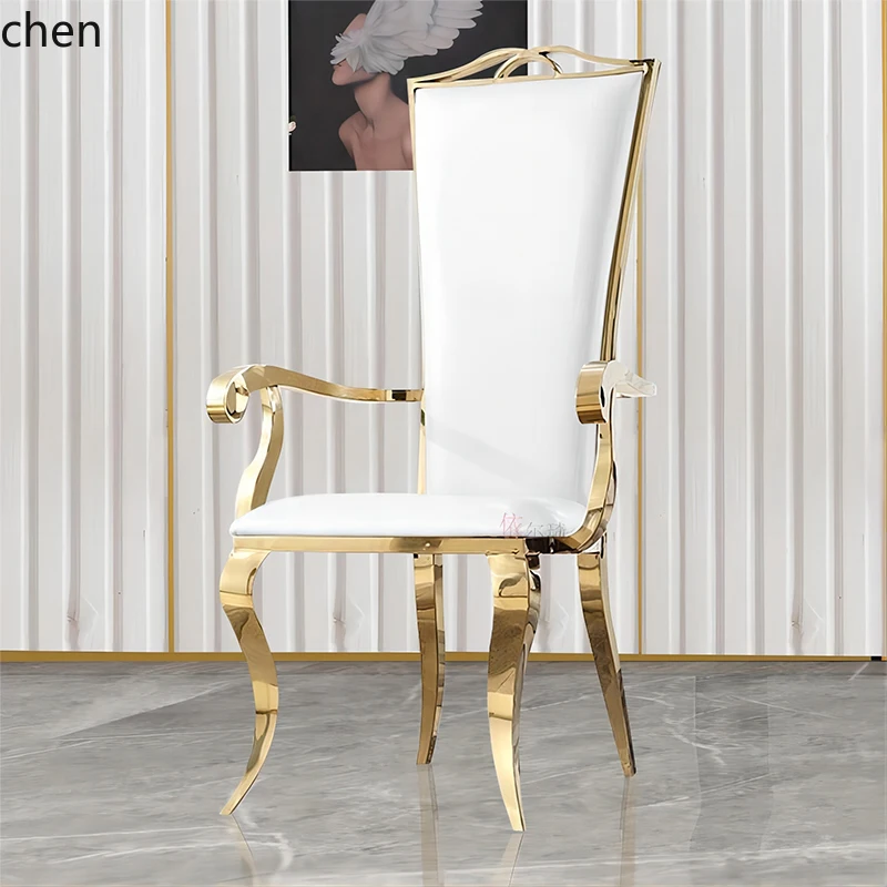 ZML stainless steel armrest chair simple casual back chair banquet hall sales office negotiation leather chair
ZML stainless steel armrest chair simple casual back chair banquet hall sales office negotiation leather chair