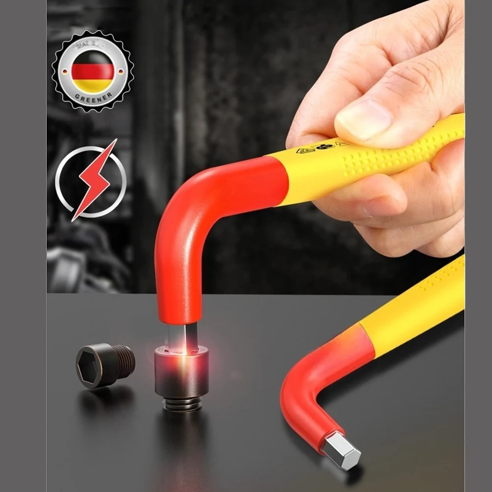 Набор из 7 сертифицированных изолированных шестигранных ключей 1000В из легированной стали, 3-12 мм, для электриков и бытового использования
Набор из 7 сертифицированных изолированных шестигранных ключей 1000В из легированной стали, 3-12 мм, для электриков и бытового использования 