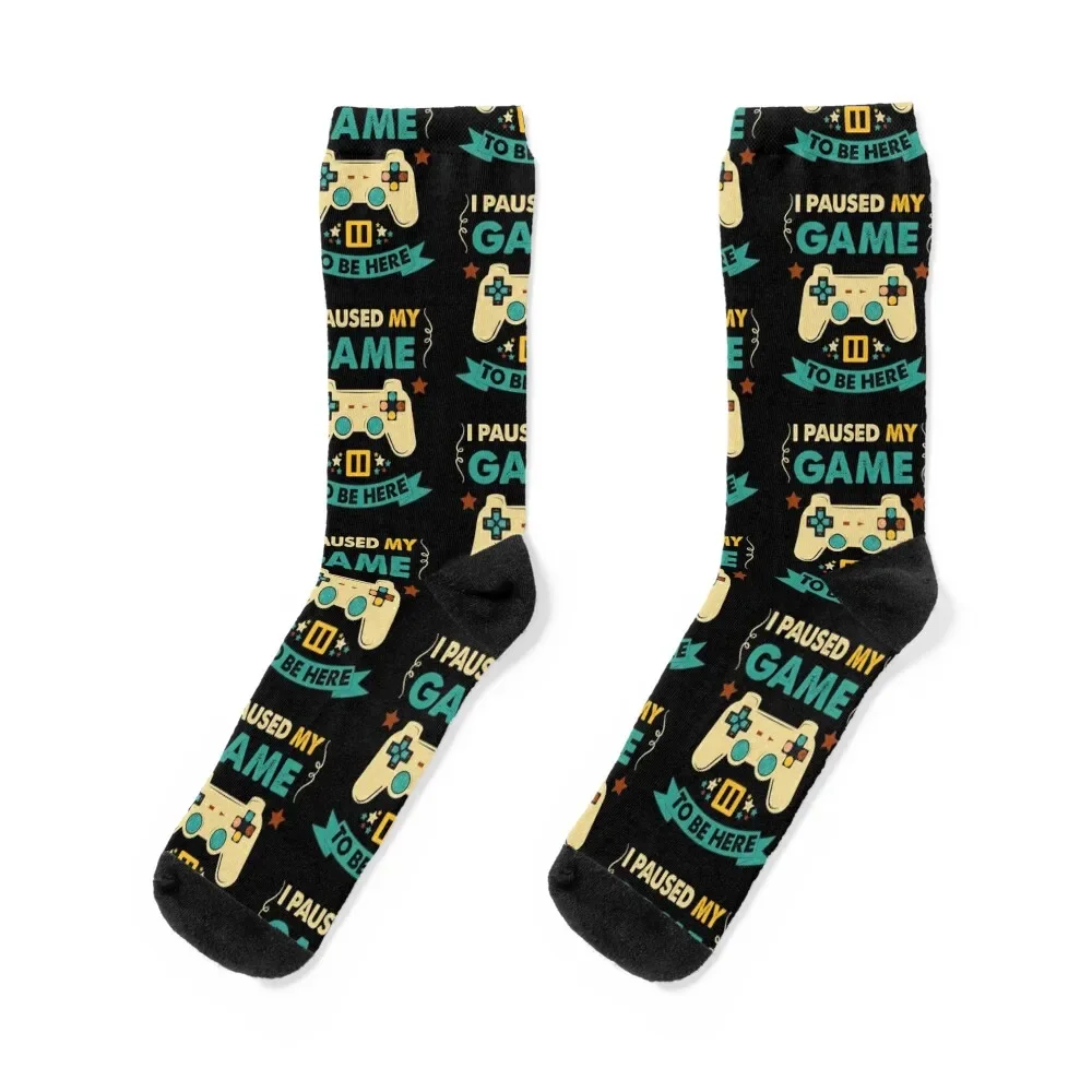 I Paused My Game To Be Here Socks soccer anti-slip Rugby golf christmas stocking Girl'S Socks Men's
I Paused My Game To Be Here Socks soccer anti-slip Rugby golf christmas stocking Girl'S Socks Men's