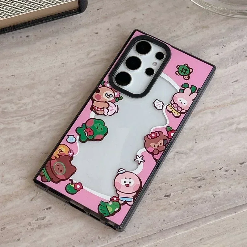Cartoon Summer Diving Acrylic Black Border Case for Samsung Galaxy S 23 S24 S25 Ultra Plus S25+ S25U Protective Cover
Cartoon Summer Diving Acrylic Black Border Case for Samsung Galaxy S 23 S24 S25 Ultra Plus S25+ S25U Protective Cover