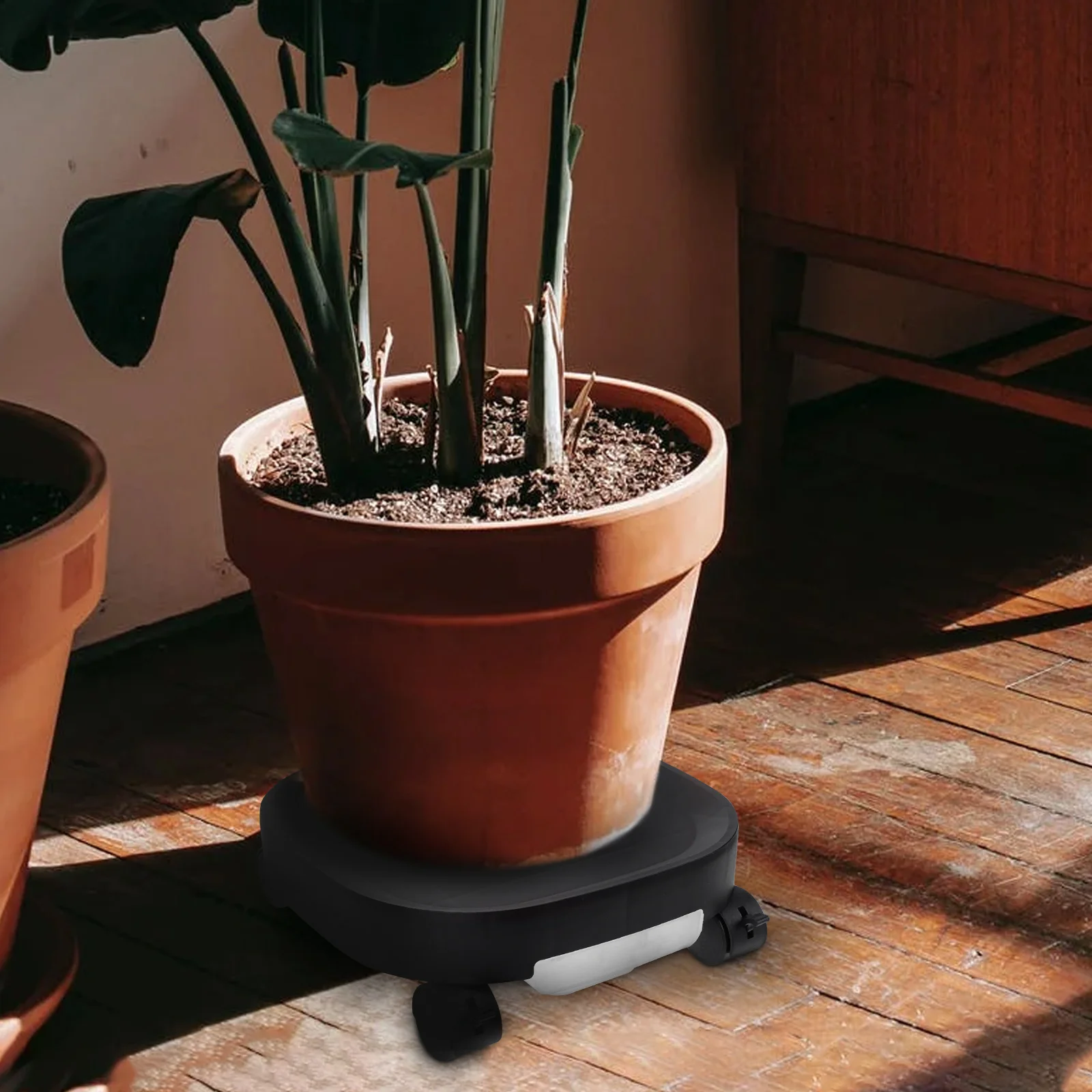 Wheeled Flowerpot Tray Plant Rack Resin Bonsai Stand Movable Planter Base with Water Storage Tray Durable Natural Style Decor
Wheeled Flowerpot Tray Plant Rack Resin Bonsai Stand Movable Planter Base with Water Storage Tray Durable Natural Style Decor