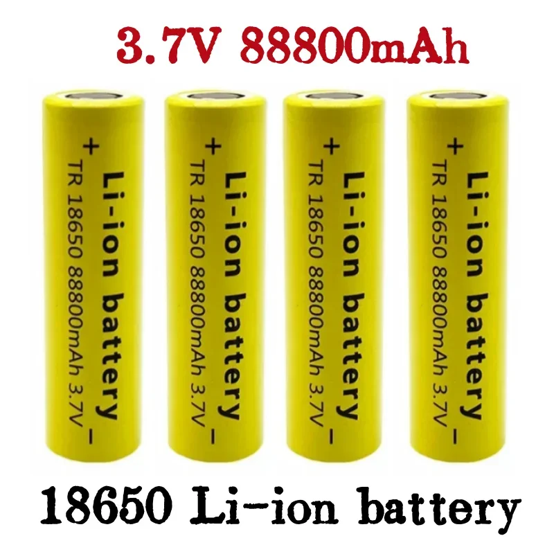 Rechargeable Lithium Battery For Flashlight, Toy Batteries, Electric Charging, Original, 18650, 88800mAh, 3.7V
Rechargeable Lithium Battery For Flashlight, Toy Batteries, Electric Charging, Original, 18650, 88800mAh, 3.7V