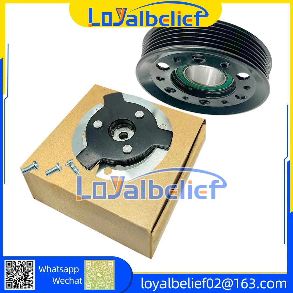 NEW Auto AC Compressor Clutch Pulley Hub Assy for Skoda Rapid Fabia Octavia A7 VW Golf Bearing 355220 5Q0820803M 5Q0820803Q
NEW Auto AC Compressor Clutch Pulley Hub Assy for Skoda Rapid Fabia Octavia A7 VW Golf Bearing 355220 5Q0820803M 5Q0820803Q