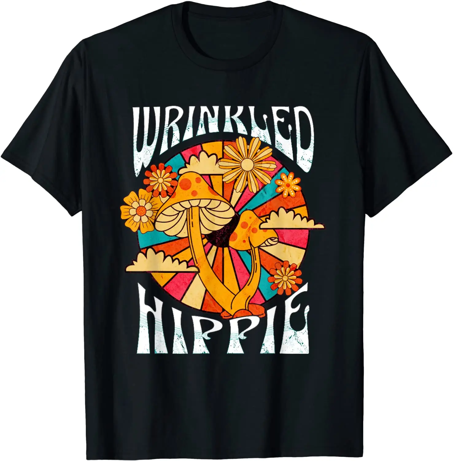 Wrinkled Hippie Retro 60's 70's Mushroom Flowers Hippie T Shirt New 100% Cotton Short Sleeve O-Neck T-shirt Casual Mens Top
Wrinkled Hippie Retro 60's 70's Mushroom Flowers Hippie T Shirt New 100% Cotton Short Sleeve O-Neck T-shirt Casual Mens Top
