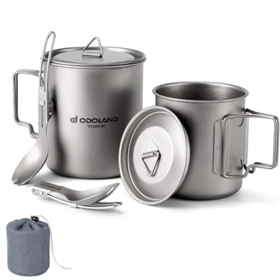 Titanium Camping Cookware 420ML and 750ML Titanium Pot with Lid and Spork Lightweight Camping Pot for Backpacking Hiking Travel
Titanium Camping Cookware 420ML and 750ML Titanium Pot with Lid and Spork Lightweight Camping Pot for Backpacking Hiking Travel