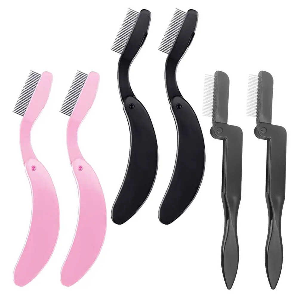 6Pcs Stainless Steel Eyebrow Combs Folding Eyelash Combs Grooming Tool for Eyelash Extensions Brow Brush Makeup Brush
6Pcs Stainless Steel Eyebrow Combs Folding Eyelash Combs Grooming Tool for Eyelash Extensions Brow Brush Makeup Brush