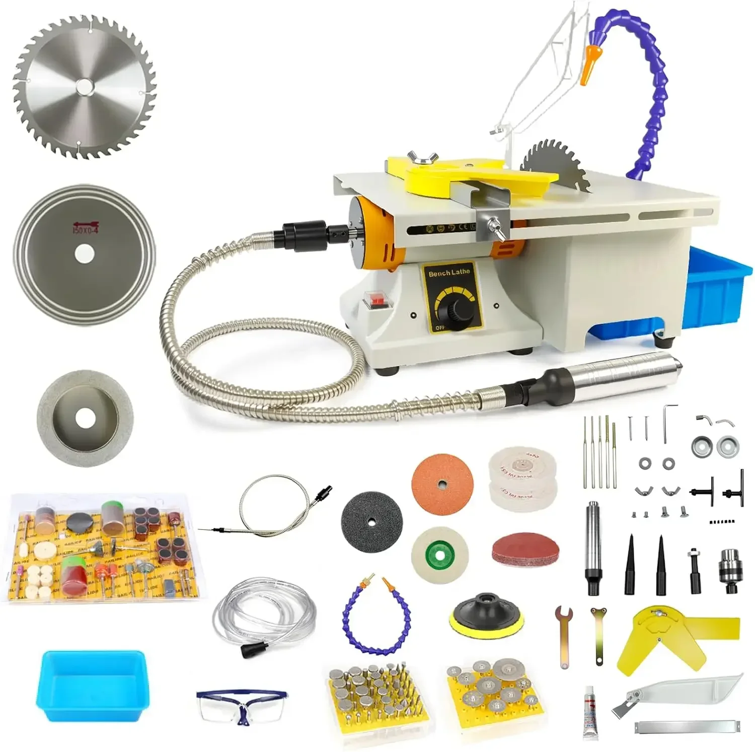 750W Lapidary Rock Saw for Jewelry & Gemstone Cutting, 110V Lapidary Equipment Mini Table Saw for Jade Agate Wood Crafting, Wet
750W Lapidary Rock Saw for Jewelry & Gemstone Cutting, 110V Lapidary Equipment Mini Table Saw for Jade Agate Wood Crafting, Wet