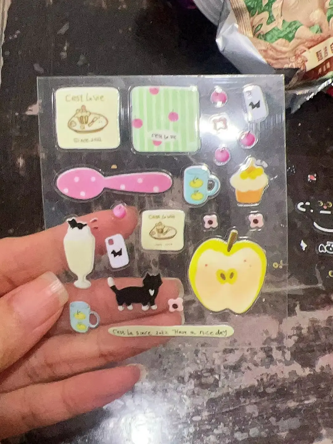 3D Sheet Epoxy Resin Decals Transparent with Cute Black Cat Jelly Relief Stickers for DIY Phone Cases and Laptop Decor
3D Sheet Epoxy Resin Decals Transparent with Cute Black Cat Jelly Relief Stickers for DIY Phone Cases and Laptop Decor
