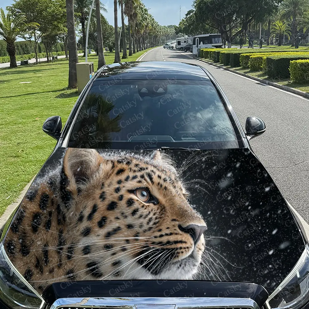 Dynamic Leopard Car Hood Stickers - Self-Adhesive, Waterproof and Durable Vinyl Wrap, Decorate And Protect Your Car - The Gift F
Dynamic Leopard Car Hood Stickers - Self-Adhesive, Waterproof and Durable Vinyl Wrap, Decorate And Protect Your Car - The Gift F