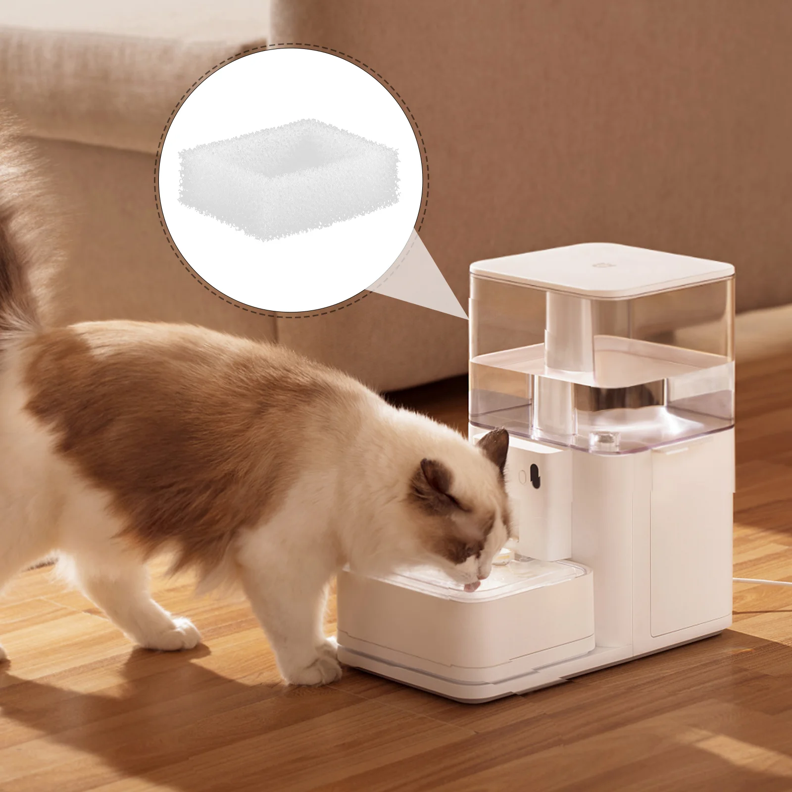 8 Pcs Water Dispenser Filter Cotton Tool for Cat Fountain Pet Replacement Filters Drinking Accessories
8 Pcs Water Dispenser Filter Cotton Tool for Cat Fountain Pet Replacement Filters Drinking Accessories