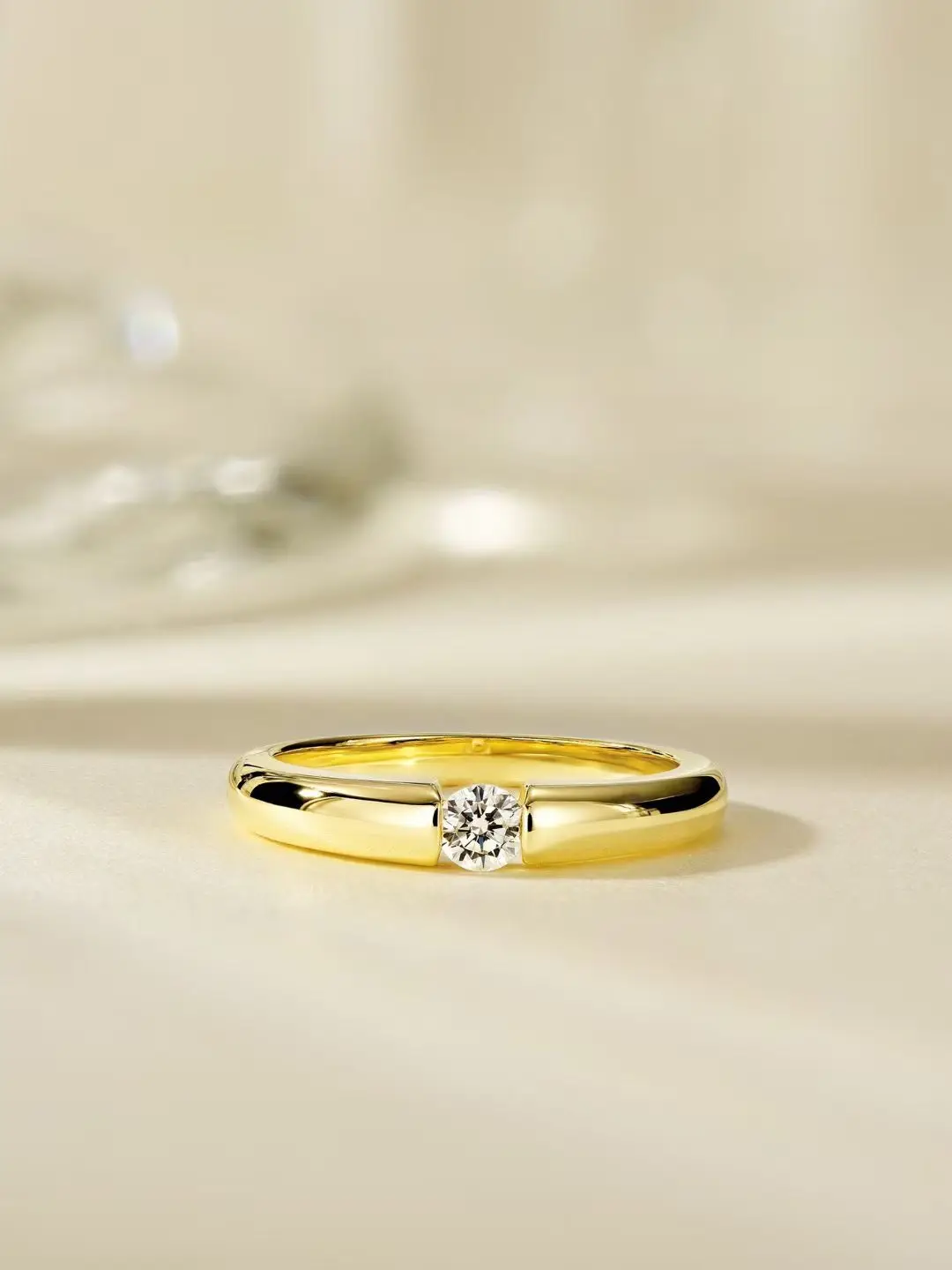 Gold Wedding Band Solitaire Ring 925 Silver Minimalist CZ Stackable Rings Anniversary Gift for Women
Gold Wedding Band Solitaire Ring 925 Silver Minimalist CZ Stackable Rings Anniversary Gift for Women