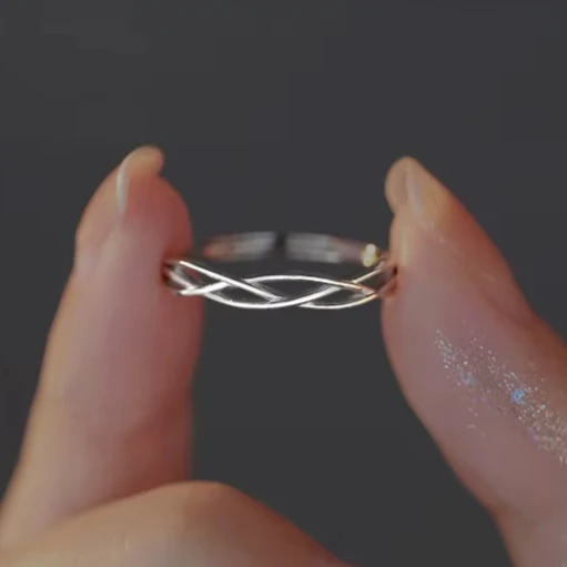 PONYKISS 925 Sterling Silver Hollow Geometric Line Adjustable Rings for Women Trendy Fine Jewelry Minimalist Accessories
PONYKISS 925 Sterling Silver Hollow Geometric Line Adjustable Rings for Women Trendy Fine Jewelry Minimalist Accessories