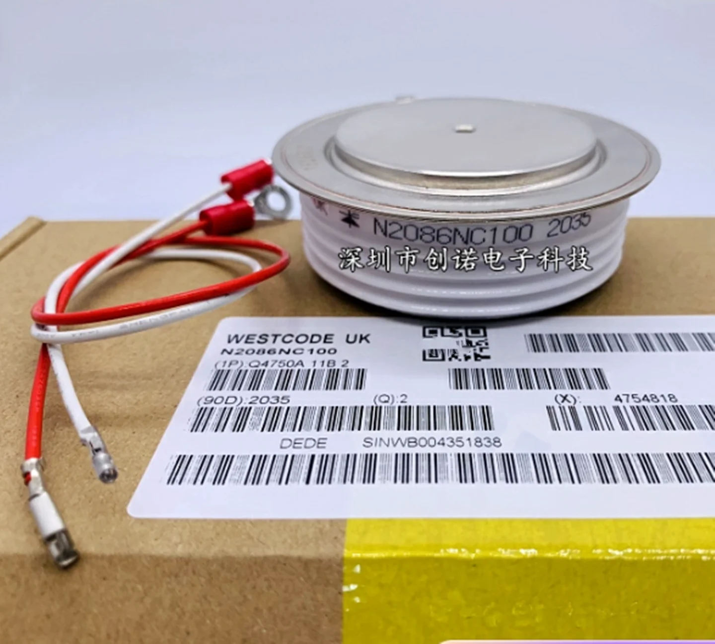 1 шт. N2086NC100 винтовое крепление-40 ~ + 150 ℃ Дискретные полупроводниковые модули
1 шт. N2086NC100 винтовое крепление-40 ~ + 150 ℃ Дискретные полупроводниковые модули