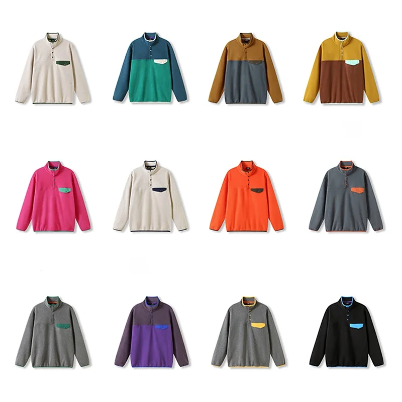 Мужская теплая толстовка American Style Outdoor Fleece с воротником-стойкой, средний слой, на кнопках, в стиле ретро 90-х, с длинными рукавами
Мужская теплая толстовка American Style Outdoor Fleece с воротником-стойкой, средний слой, на кнопках, в стиле ретро 90-х, с длинными рукавами