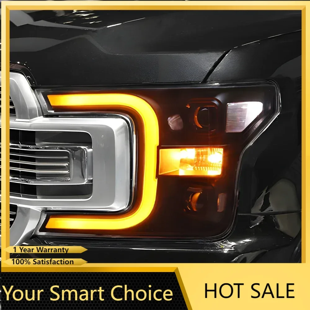 Upgraded High Quality Car Front Lamps For Ford Raptor F150 2018-2019 LED Auto Headlights Assembly 2 Projector Lens Accessories
Upgraded High Quality Car Front Lamps For Ford Raptor F150 2018-2019 LED Auto Headlights Assembly 2 Projector Lens Accessories