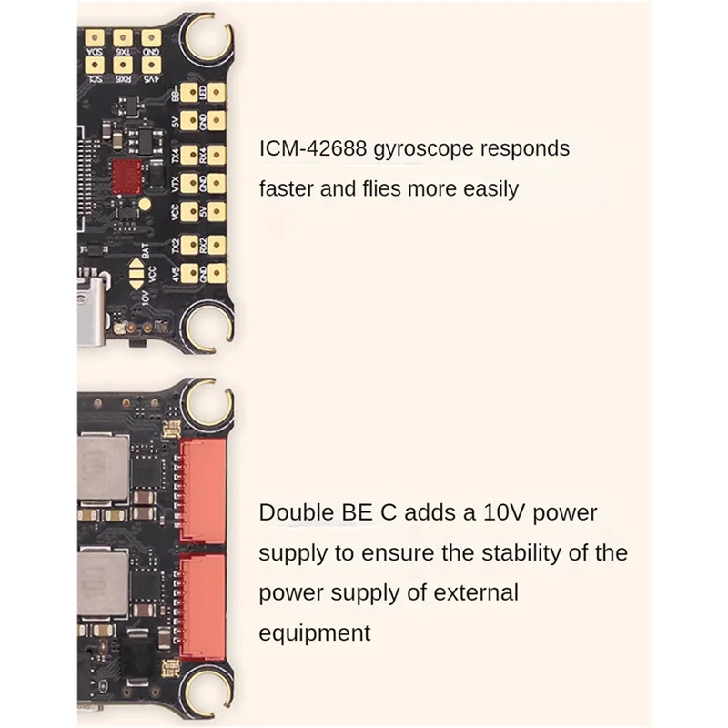 Контроллер полета F4530 V2 высшего качества с 8-битным ESC 45A, двойным гироскопом BEC, детали дрона FPV для гоночного дрона FPV для фристайла
Контроллер полета F4530 V2 высшего качества с 8-битным ESC 45A, двойным гироскопом BEC, детали дрона FPV для гоночного дрона FPV для фристайла