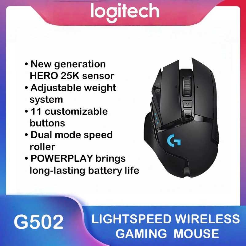 Беспроводная игровая мышь Logitech G502 LIGHTSPEEDИгровая мышь с высокоточным характеристиком
Беспроводная игровая мышь Logitech G502 LIGHTSPEEDИгровая мышь с высокоточным характеристиком