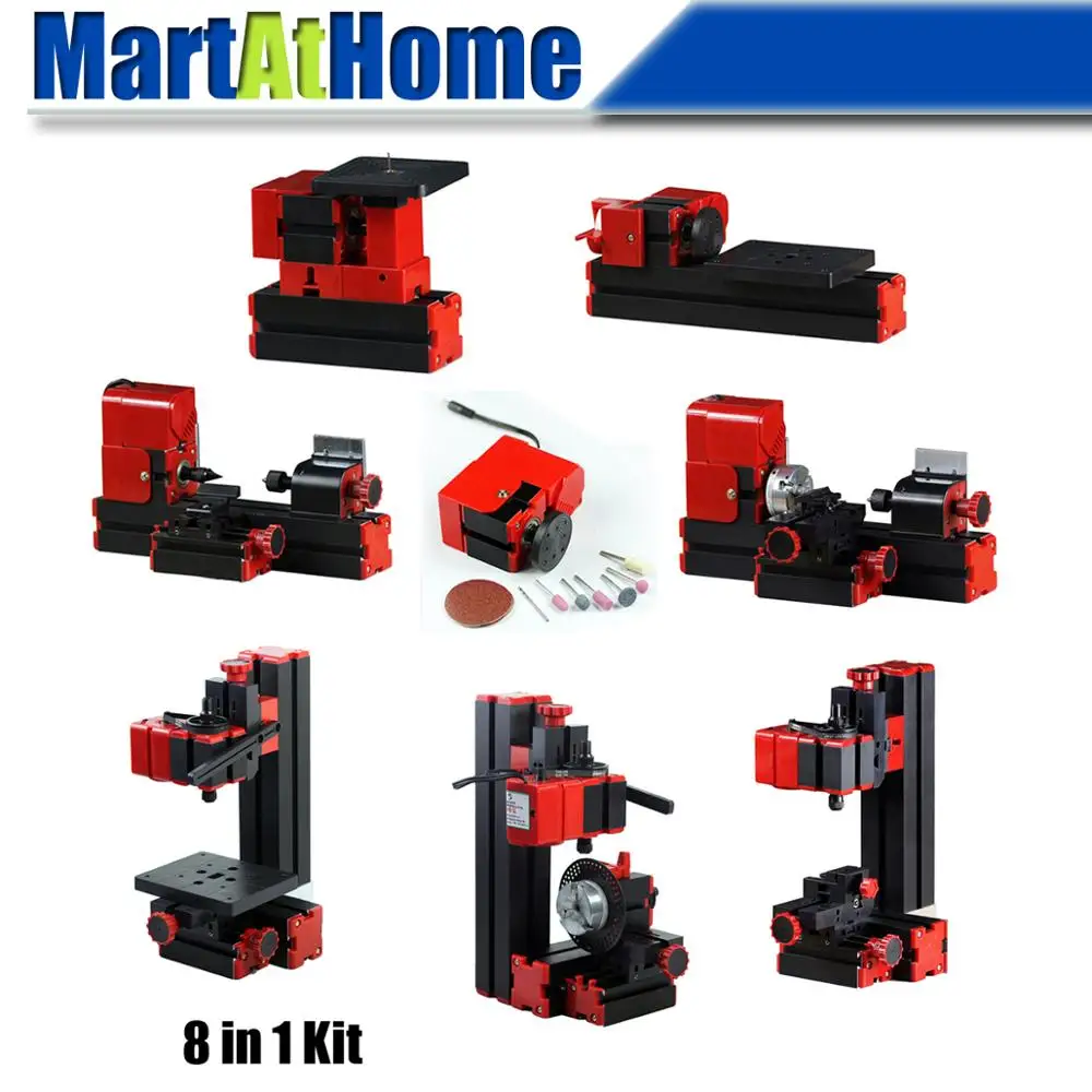 24W Multi-function Mini 8 in 1 Machine Tool Kit Z8001 Drilling Sanding Milling Jigsaw for Hobby,Model Maker,Science Education
24W Multi-function Mini 8 in 1 Machine Tool Kit Z8001 Drilling Sanding Milling Jigsaw for Hobby,Model Maker,Science Education