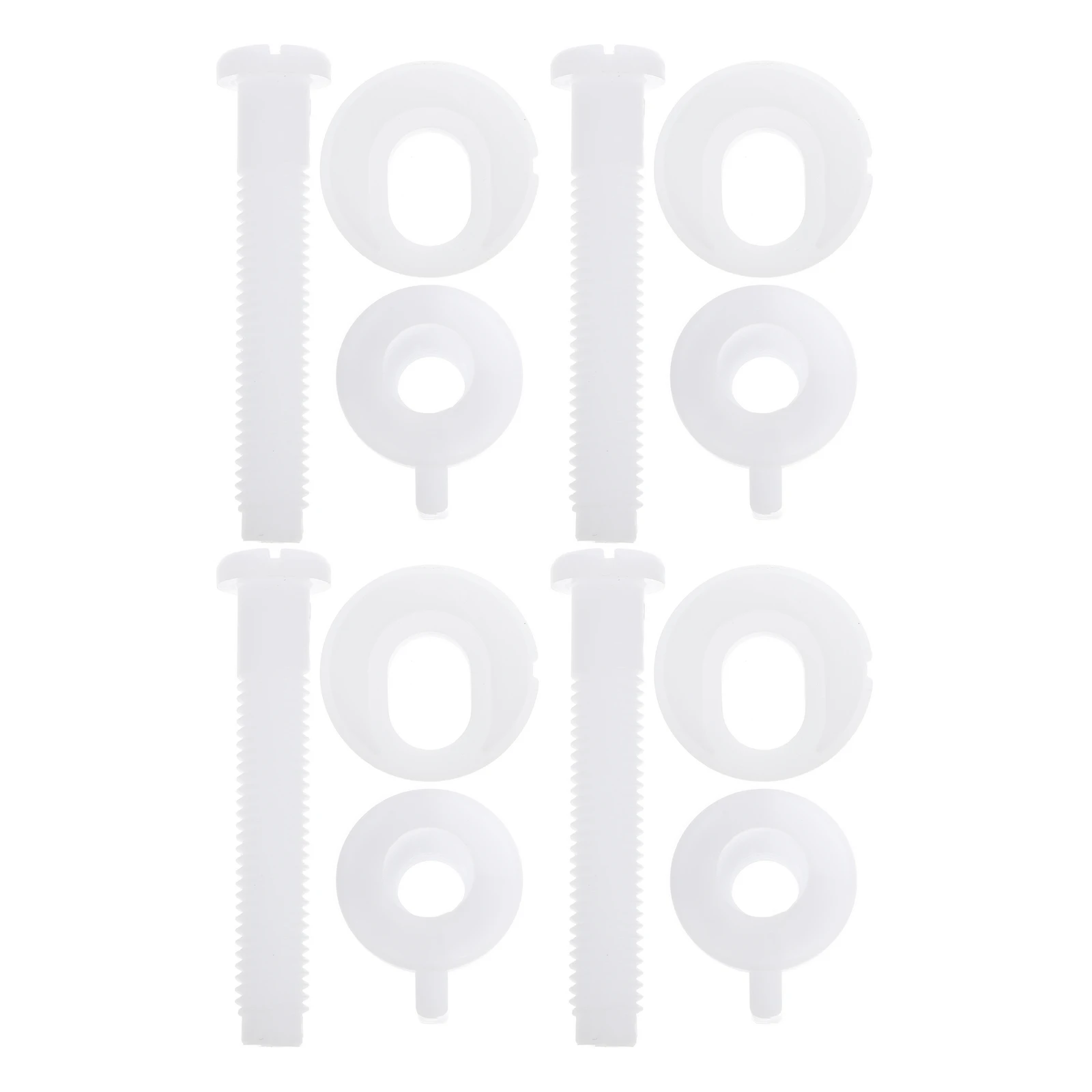 4 Pcs Toilet Seat Cover Fixing Screws Universal Strong Stable Replacement Parts for Broken Old Toilet Hinge Bolts Easy for Most
4 Pcs Toilet Seat Cover Fixing Screws Universal Strong Stable Replacement Parts for Broken Old Toilet Hinge Bolts Easy for Most