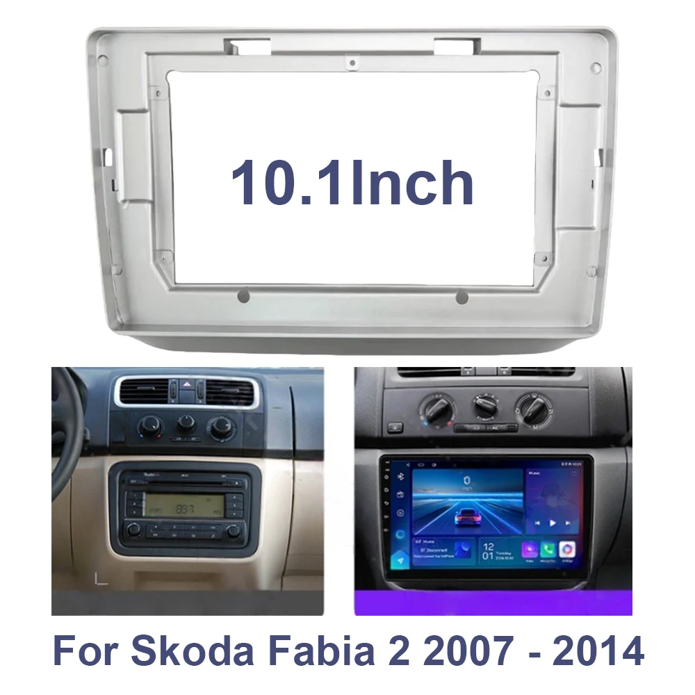 2din автомобильная рамка для радиоприемника, лицевой адаптер для Skoda Fabia 2 2007-2014, Android-радио, аудиосистема, комплект панели приборной панели
2din автомобильная рамка для радиоприемника, лицевой адаптер для Skoda Fabia 2 2007-2014, Android-радио, аудиосистема, комплект панели приборной панели