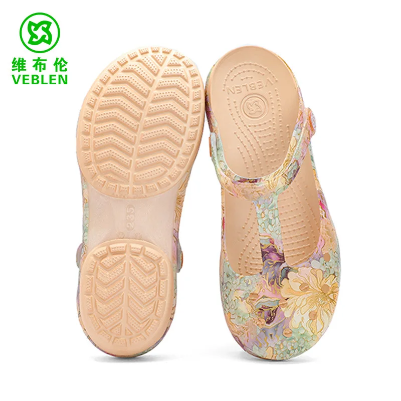 Thickened Summer Outdoor Women's Mary Jane Sandals Head Covering Beach Shoes Comfortable EVA Material round Head Flat Sandals
Thickened Summer Outdoor Women's Mary Jane Sandals Head Covering Beach Shoes Comfortable EVA Material round Head Flat Sandals