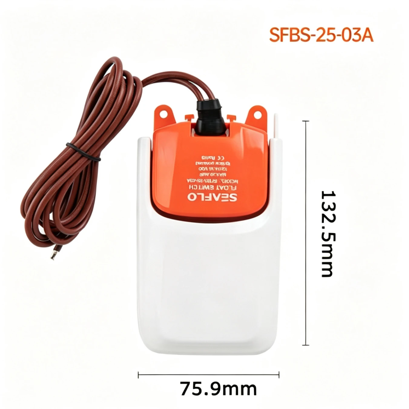 Marine Water Level Sensor Bilge Pump Float Switch for Boat Use
Marine Water Level Sensor Bilge Pump Float Switch for Boat Use