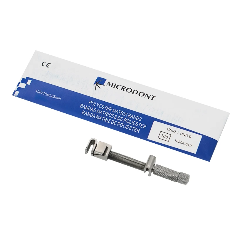 100 шт., стоматологические полиэфирные матричные ленты, фиксатор матрицы из нержавеющей стали, прозрачные матричные полоски, подходят для расходных материалов для стоматолога с гнеким зубом
100 шт., стоматологические полиэфирные матричные ленты, фиксатор матрицы из нержавеющей стали, прозрачные матричные полоски, подходят для расходных материалов для стоматолога с гнеким зубом
