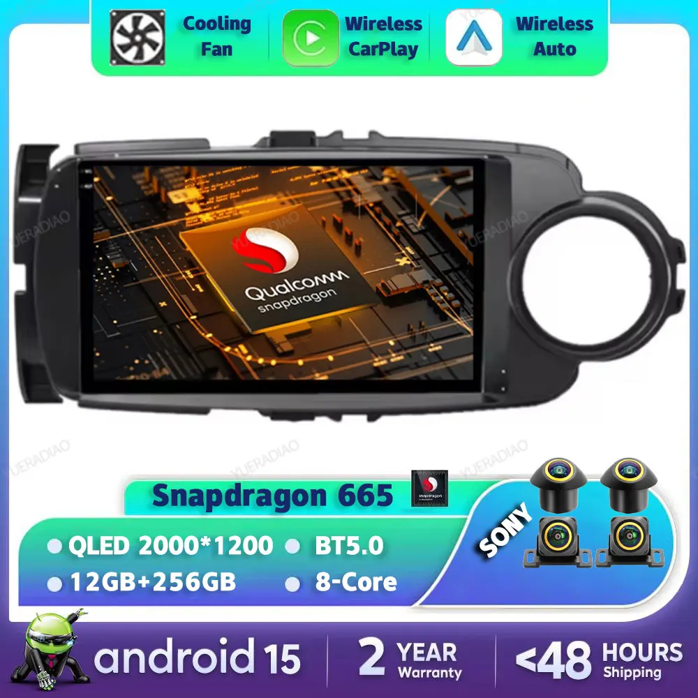 Android 15 Car Radio For Toyota Yaris 2012 - 2017 Multimedia Stereo Video Player NAVI GPS Carplay Auto 4G LTE 5G WIFI Head Unit
Android 15 Car Radio For Toyota Yaris 2012 - 2017 Multimedia Stereo Video Player NAVI GPS Carplay Auto 4G LTE 5G WIFI Head Unit