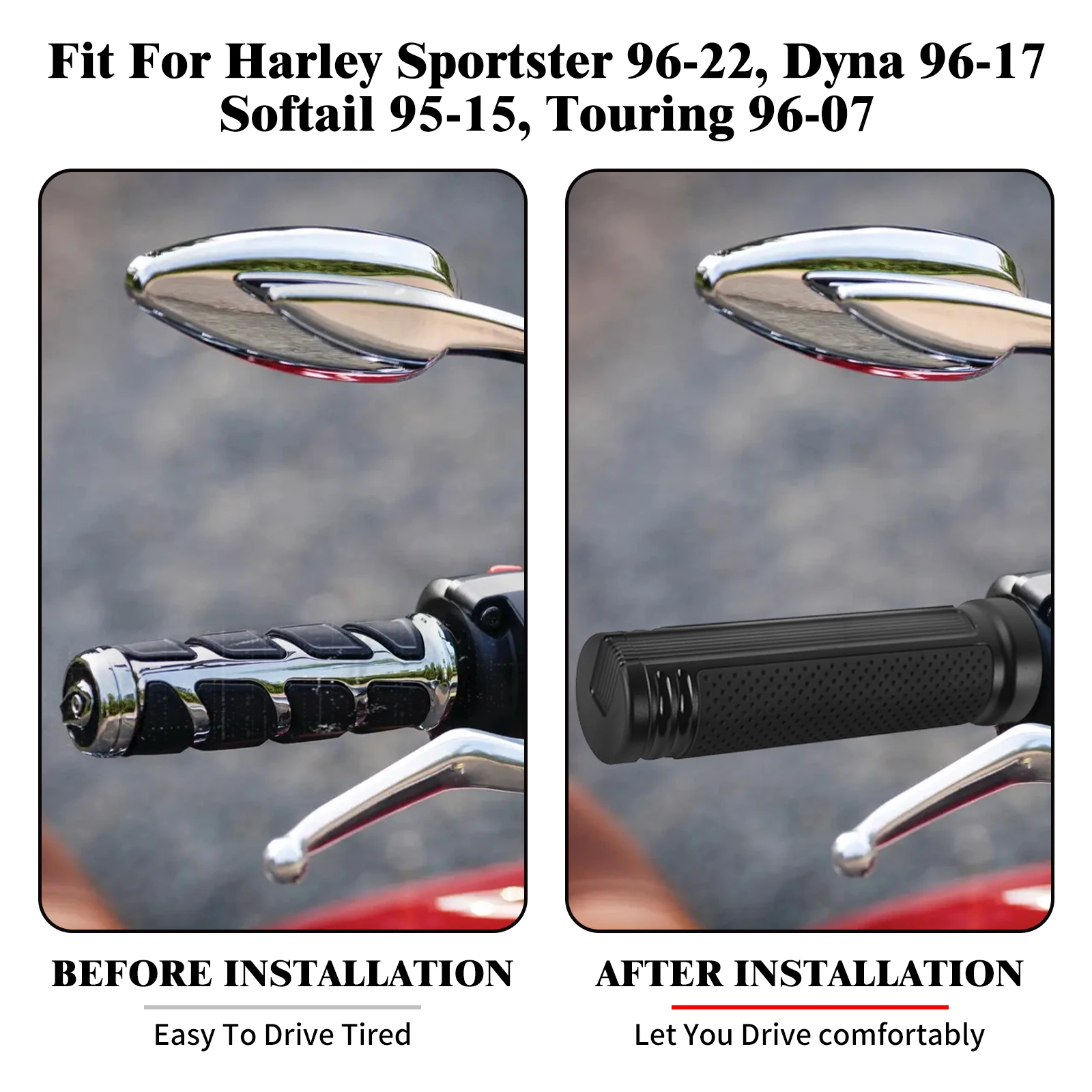 Мотоциклетные 1-дюймовые ручки 25 мм для Harley Touring Softail Sportster XL 883 XR Dyna V-rod VRSC Street Glide Fat boy FL
Мотоциклетные 1-дюймовые ручки 25 мм для Harley Touring Softail Sportster XL 883 XR Dyna V-rod VRSC Street Glide Fat boy FL