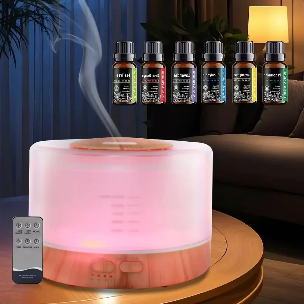 500 мл ультразвуковой диффузор эфирного масла для ароматерапии с 6 лечебными маслами, 7 цветов, подсветка настроения, автоматическое отключение
500 мл ультразвуковой диффузор эфирного масла для ароматерапии с 6 лечебными маслами, 7 цветов, подсветка настроения, автоматическое отключение