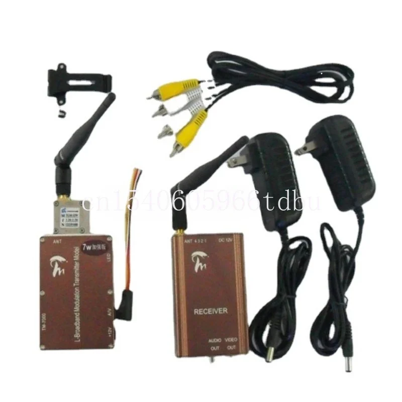 1.3GHz Video Audio Transmitter Receiver, Remote FPV CCTV Transmitter 1.3GHz 7000mw 7W Wireless Transceiver,
1.3GHz Video Audio Transmitter Receiver, Remote FPV CCTV Transmitter 1.3GHz 7000mw 7W Wireless Transceiver,