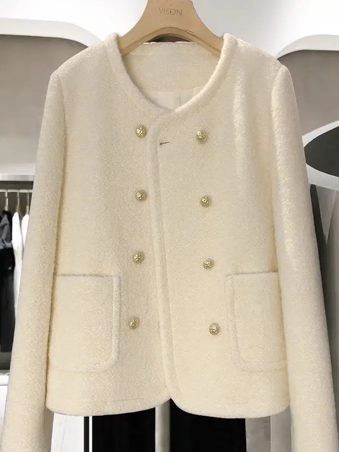 Женская зимняя куртка-мокасин из овечьей шерсти с хлопковой подкладкой, утепленная, высокого качества, повседневная, на пуговицах, короткое пальто
Женская зимняя куртка-мокасин из овечьей шерсти с хлопковой подкладкой, утепленная, высокого качества, повседневная, на пуговицах, короткое пальто