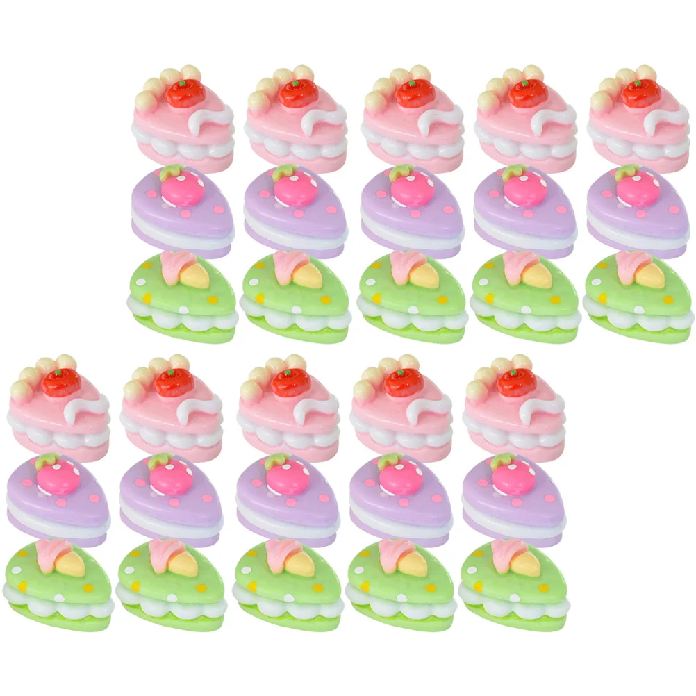 30 Pcs Mini Cake Model House Accessories Creative Play Set Decorative Resin Fake Dessert Food Scene Layout Ornament Plastic 
30 Pcs Mini Cake Model House Accessories Creative Play Set Decorative Resin Fake Dessert Food Scene Layout Ornament Plastic