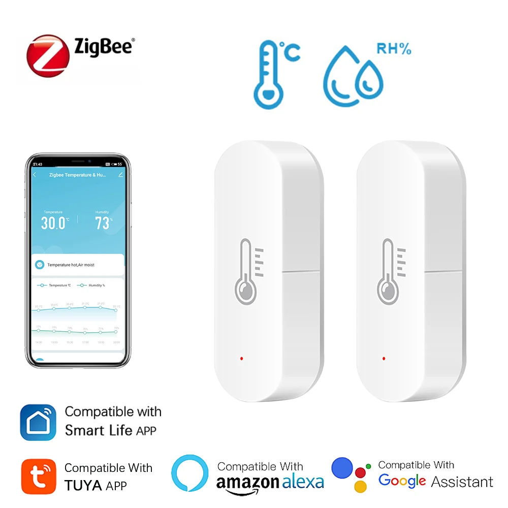 Датчик температуры и влажности Tuya Zigbee, приложение Smart Life, мониторинг, удаленный в реальном времени, гигрометр, работает с Alexa Google Home
Датчик температуры и влажности Tuya Zigbee, приложение Smart Life, мониторинг, удаленный в реальном времени, гигрометр, работает с Alexa Google Home