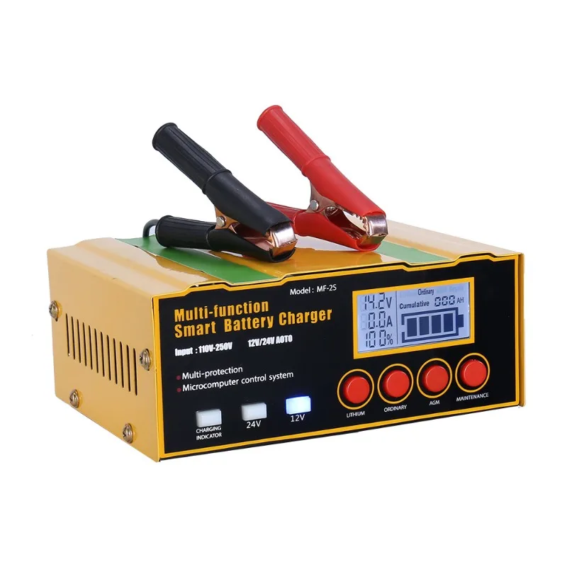 Multi-function Universal Car Battery Charger 12v24v Can Charge Agm Start-stop Battery Lead-acid Battery Lithium Battery
Multi-function Universal Car Battery Charger 12v24v Can Charge Agm Start-stop Battery Lead-acid Battery Lithium Battery