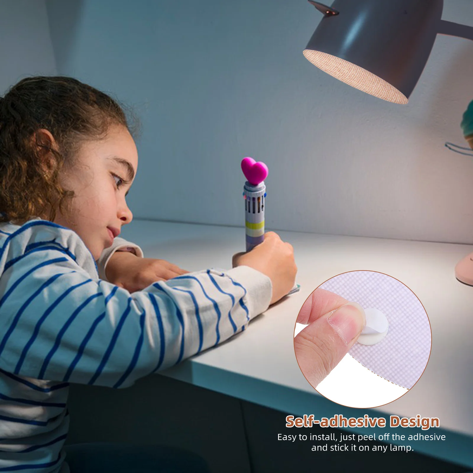 2Pcs Fabric Lamp Shade Diffuser for Pendant Lights Eye Protection Soft Lighting Decorative Light Barrier for Home Restaurant Use
2Pcs Fabric Lamp Shade Diffuser for Pendant Lights Eye Protection Soft Lighting Decorative Light Barrier for Home Restaurant Use