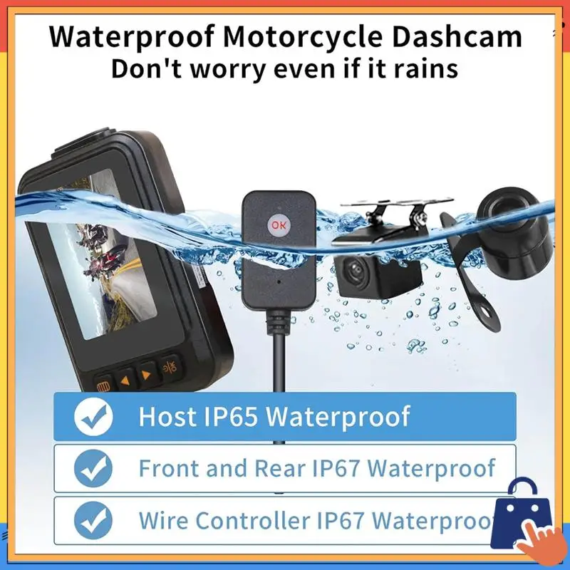 Upgraded Motorcycles Dash Cam Front And Rear Motorcycles Driving Recorder Camera Motorcycles 3 Inch HD Dashcam
Upgraded Motorcycles Dash Cam Front And Rear Motorcycles Driving Recorder Camera Motorcycles 3 Inch HD Dashcam