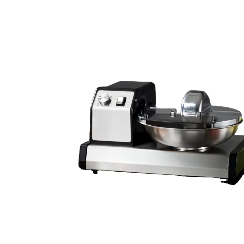 2024 New Product Meat Bowl Cutter Machine 5L Commercial Meat Cutter Commercial Meat Grinder Hamburger Beef Chopper