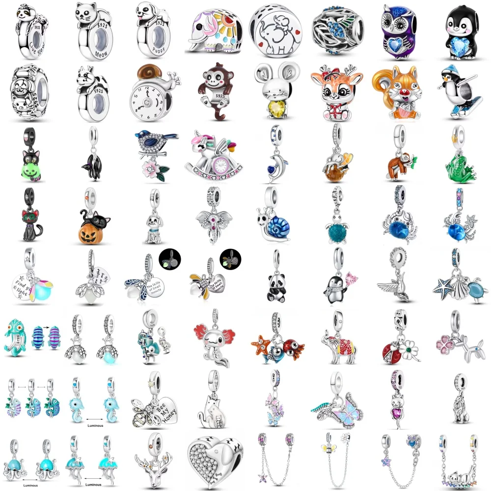 2026 Hot Selling 925 Silver,Elephant,Horse Bead Turtle,Crab Pendant fit Original Bracelet DIY Accessories Exquisite Jewelry
2026 Hot Selling 925 Silver,Elephant,Horse Bead Turtle,Crab Pendant fit Original Bracelet DIY Accessories Exquisite Jewelry 