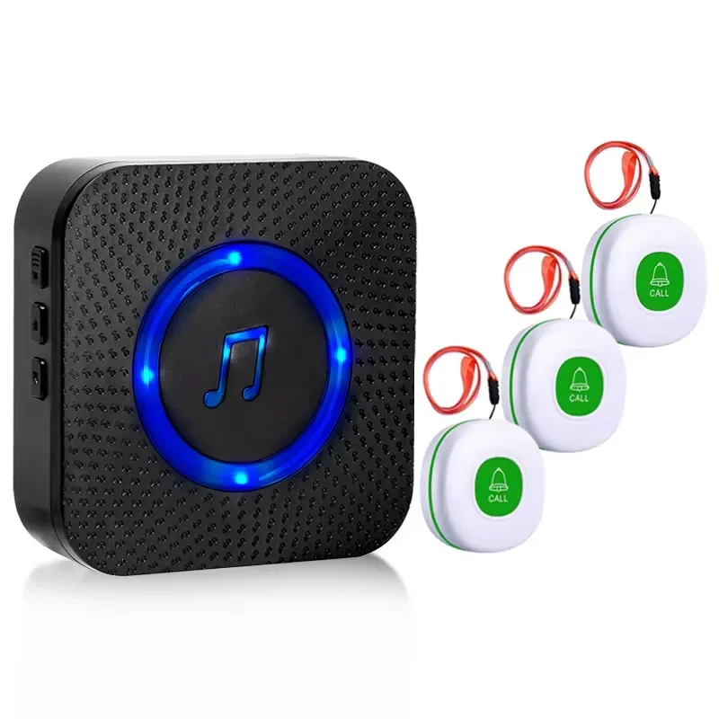 CC03 Personal Waterproof Calling Pager for Caregivers-Wireless Call Button with 2 Units for Elderly Nursing Home
CC03 Personal Waterproof Calling Pager for Caregivers-Wireless Call Button with 2 Units for Elderly Nursing Home